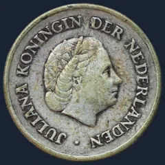 1/4 Gulden 1960 Nederlandse Antillen Zilver