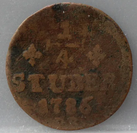 1/4 Stuber 1786 Jülich-Berg — Koper