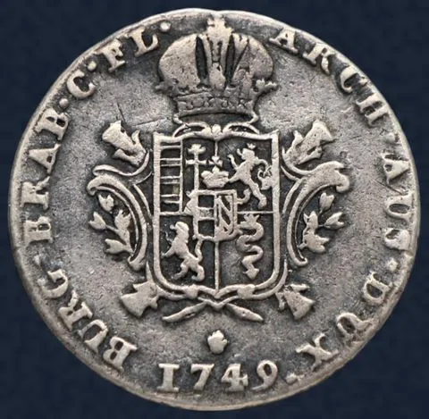 1/8 Ducaton 1749 Maria Theresia Oostenrijkse Nederlanden