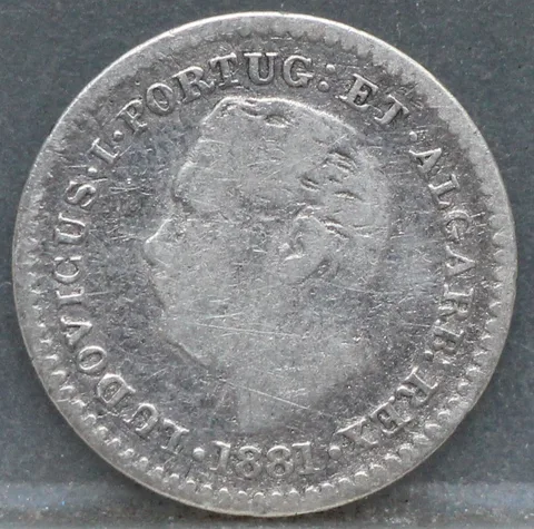 1/8 Rupia 1881 — Portugees India