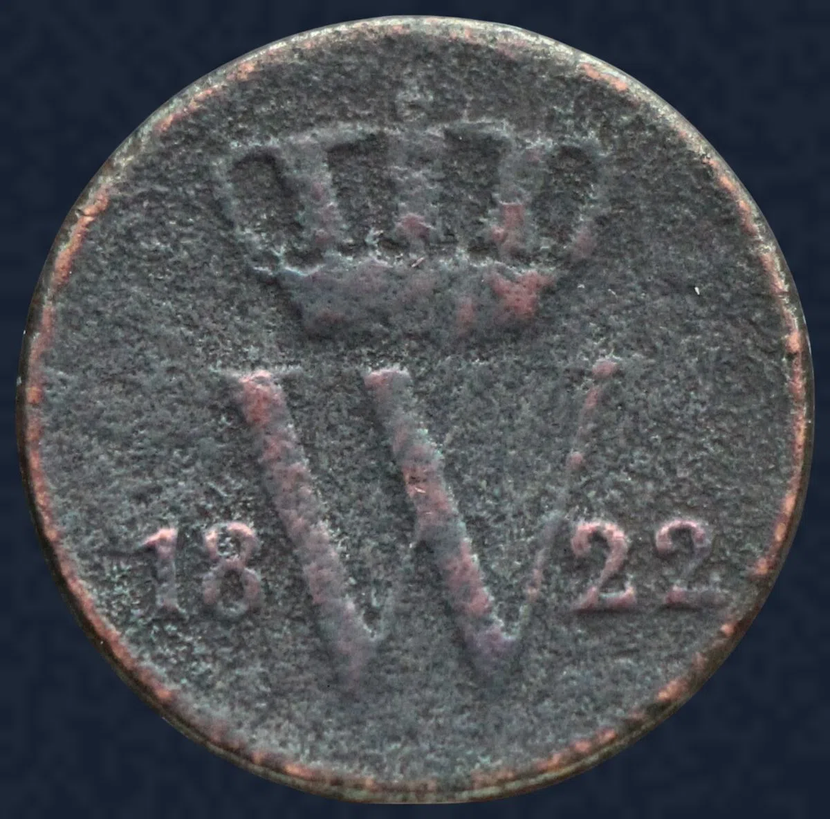 1 Cent 1822 B Willem I