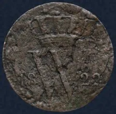 1 Cent 1822 Nederland Koper