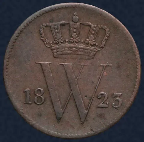 1 Cent 1823 U - Willem I
