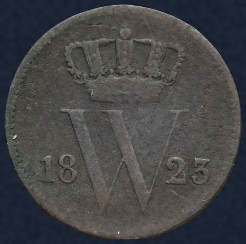 1 Cent 1823 U - Willem I