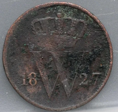 1 Cent 1827 U — Koper, Utrecht