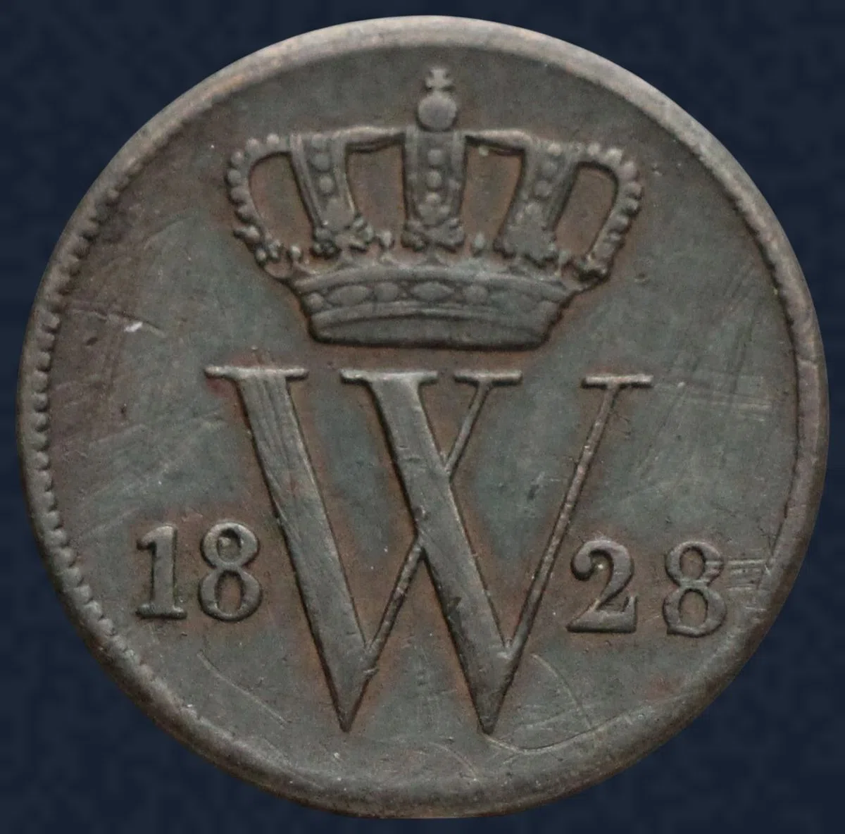 1 Cent 1828 Willem I
