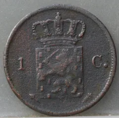 1 Cent 1831 achterzijde