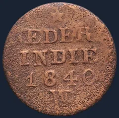 1 Cent 1840 Nederlands-Indië
