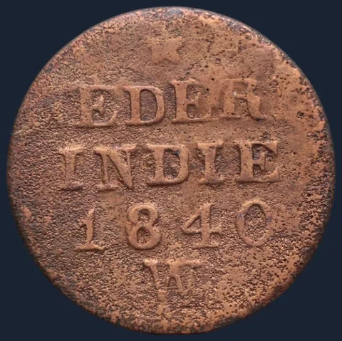 1 Cent 1840 W - Nederlands-Indië