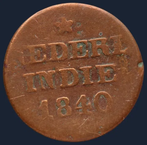 1 Cent 1840 W Nederlands-Indië