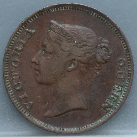 1 Cent 1845 — East India Company