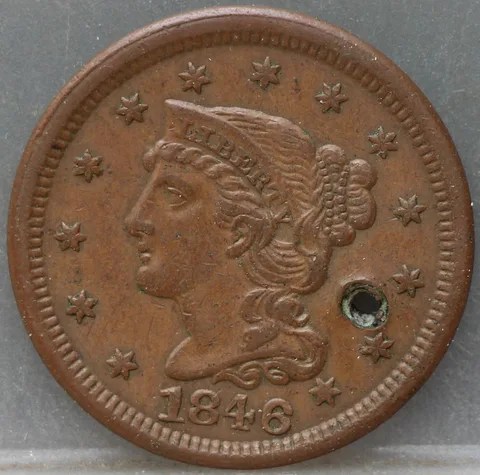 1 Cent 1846 – Kleine Datum – USA