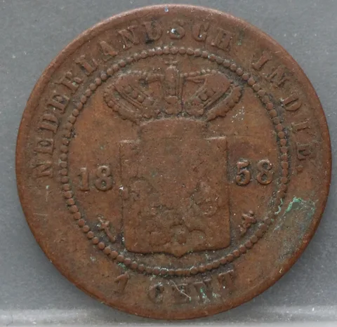 1 Cent 1858 – Nederlands-Indië – Brons