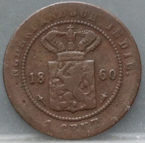 1 Cent 1860 – Nederlands-Indië – Brons