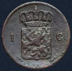 1 Cent 1863 Willem III