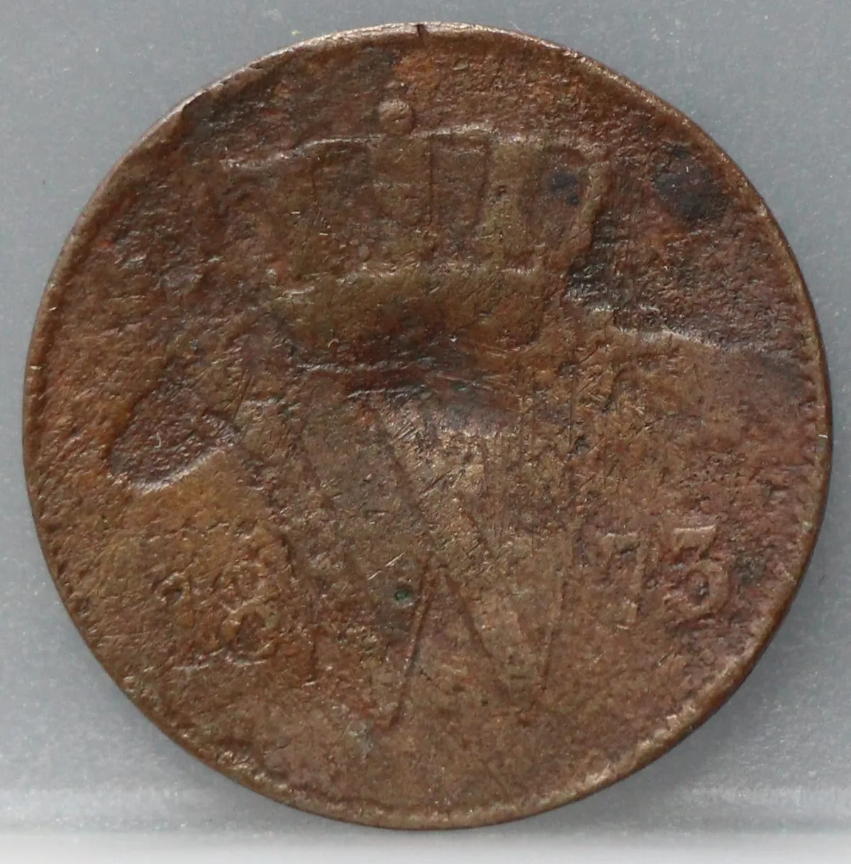 1 Cent 1873 Willem III — Koper voorzijde, Nederland