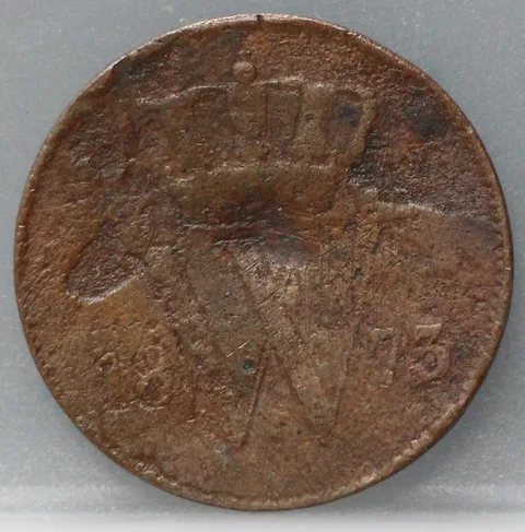 1 Cent 1873 Willem III — Koper