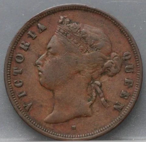 1 Cent 1874 H — Straits Settlements