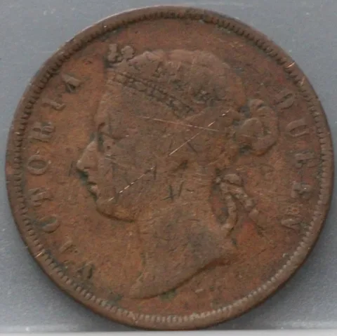 1 Cent 1874 H — Straits Settlements