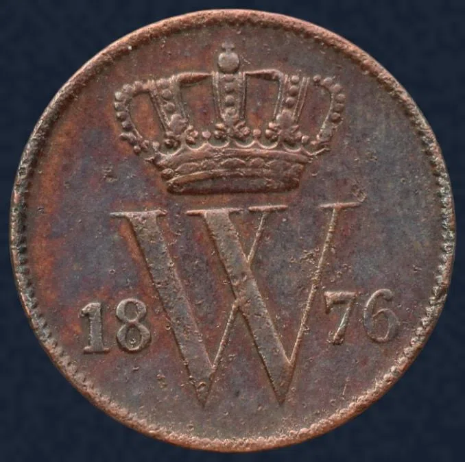 1 Cent 1876 Willem III