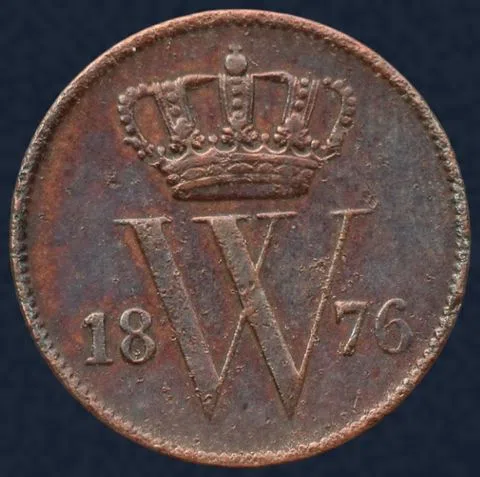 1 Cent 1876 Willem III