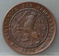 1 Cent 1896 voorzijde