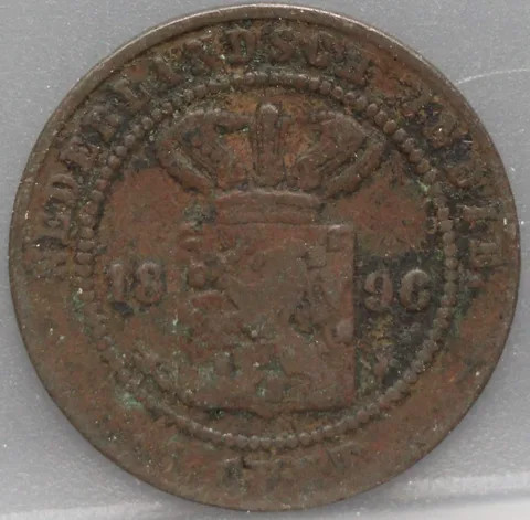 1 Cent 1896 Nederlands-Indië — Koper