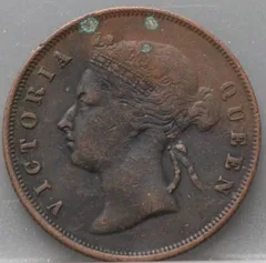 1 Cent 1897 — Straits Settlements voorzijde