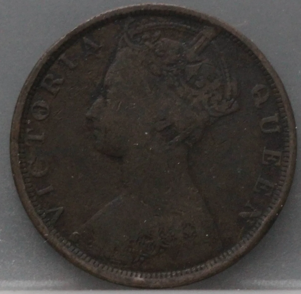 1 Cent 1901 — Hong Kong voorzijde