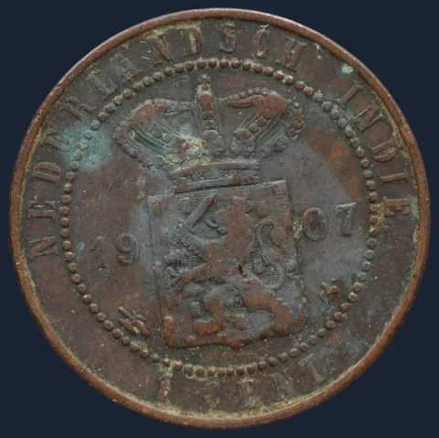 1 Cent 1907 Nederlands-Indië