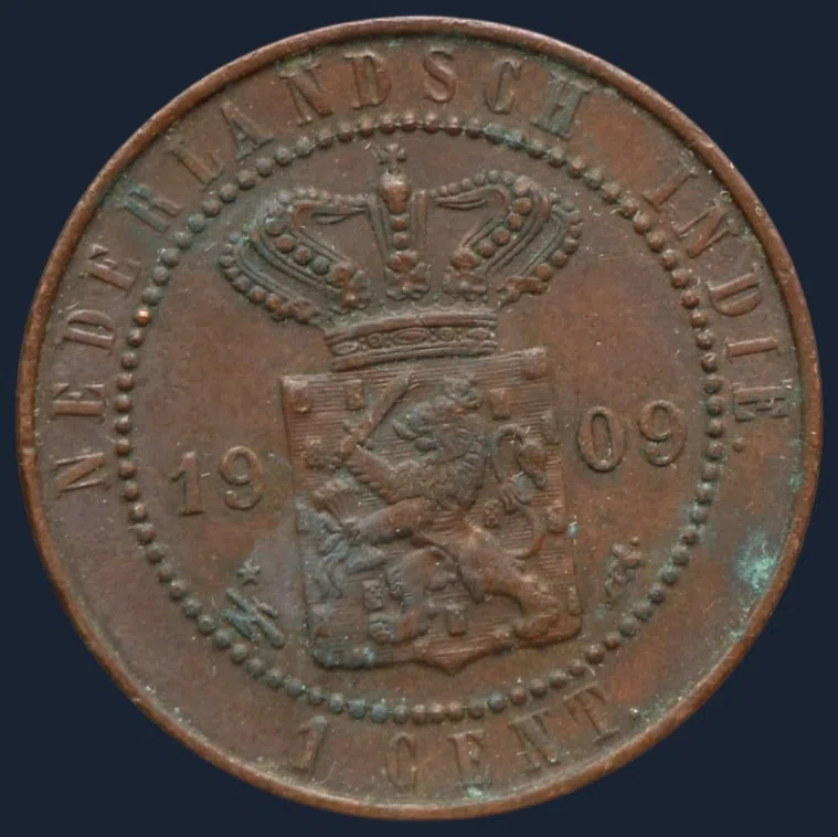 1 Cent 1909 Nederlands-Indië