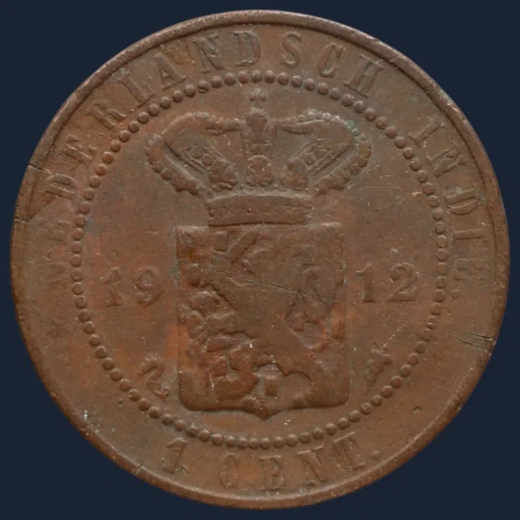 1 Cent 1912 Nederlands-Indië