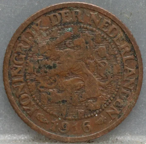 1 Cent 1916 Wilhelmina