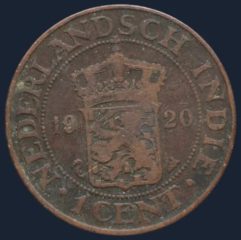 1 Cent 1920 Nederlands-Indië