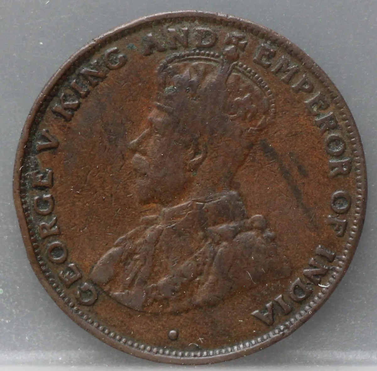 1 Cent 1924 Hong Kong voorzijde