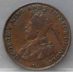1 Cent 1924 Hong Kong voorzijde