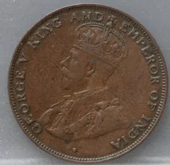 1 Cent 1925 Hong Kong voorzijde