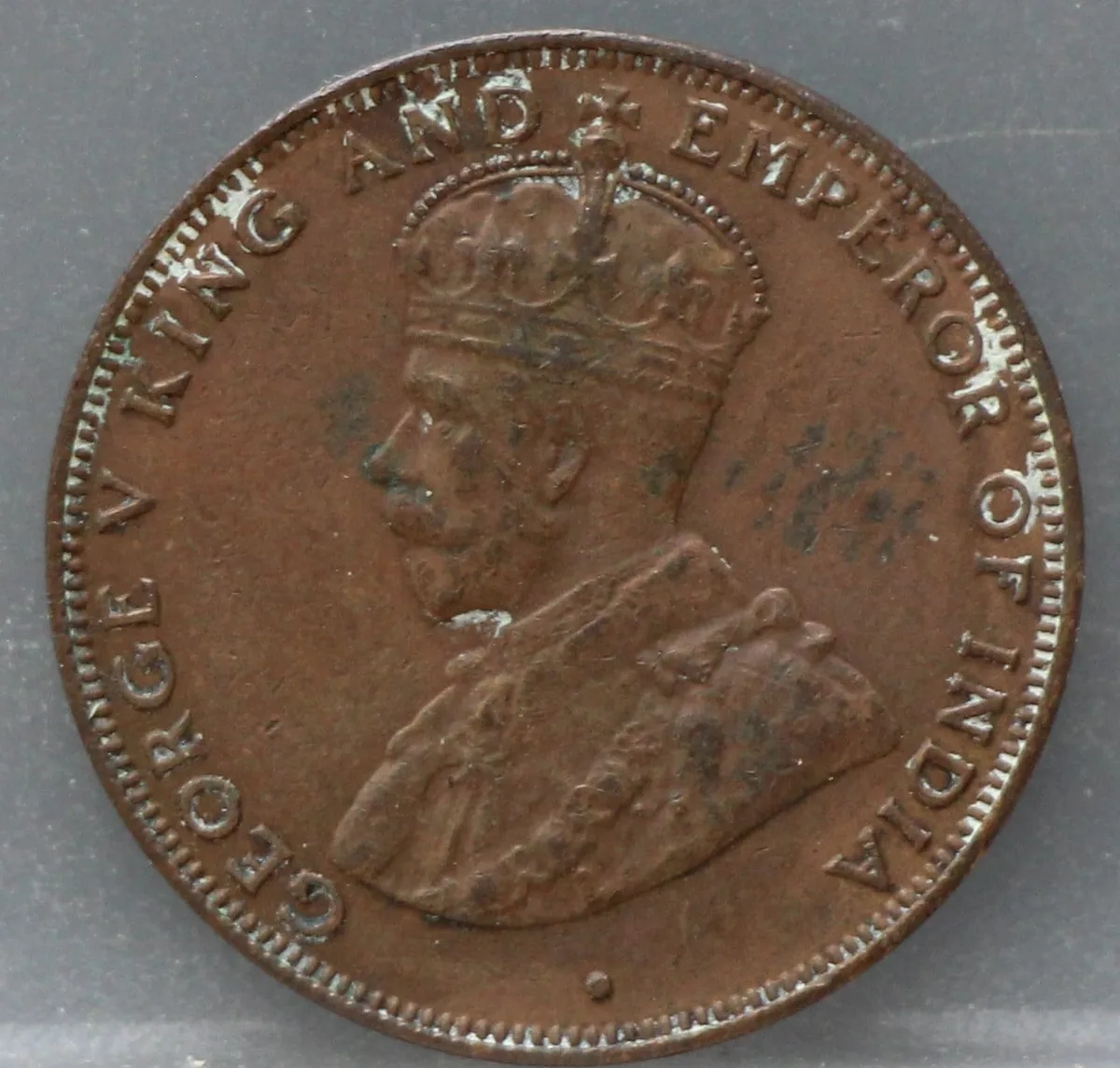 1 Cent 1934 — Hong Kong voorzijde