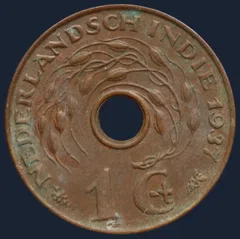 1 Cent 1937 Nederlands-Indië