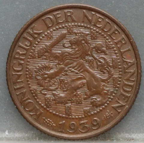 1 Cent 1939 Wilhelmina