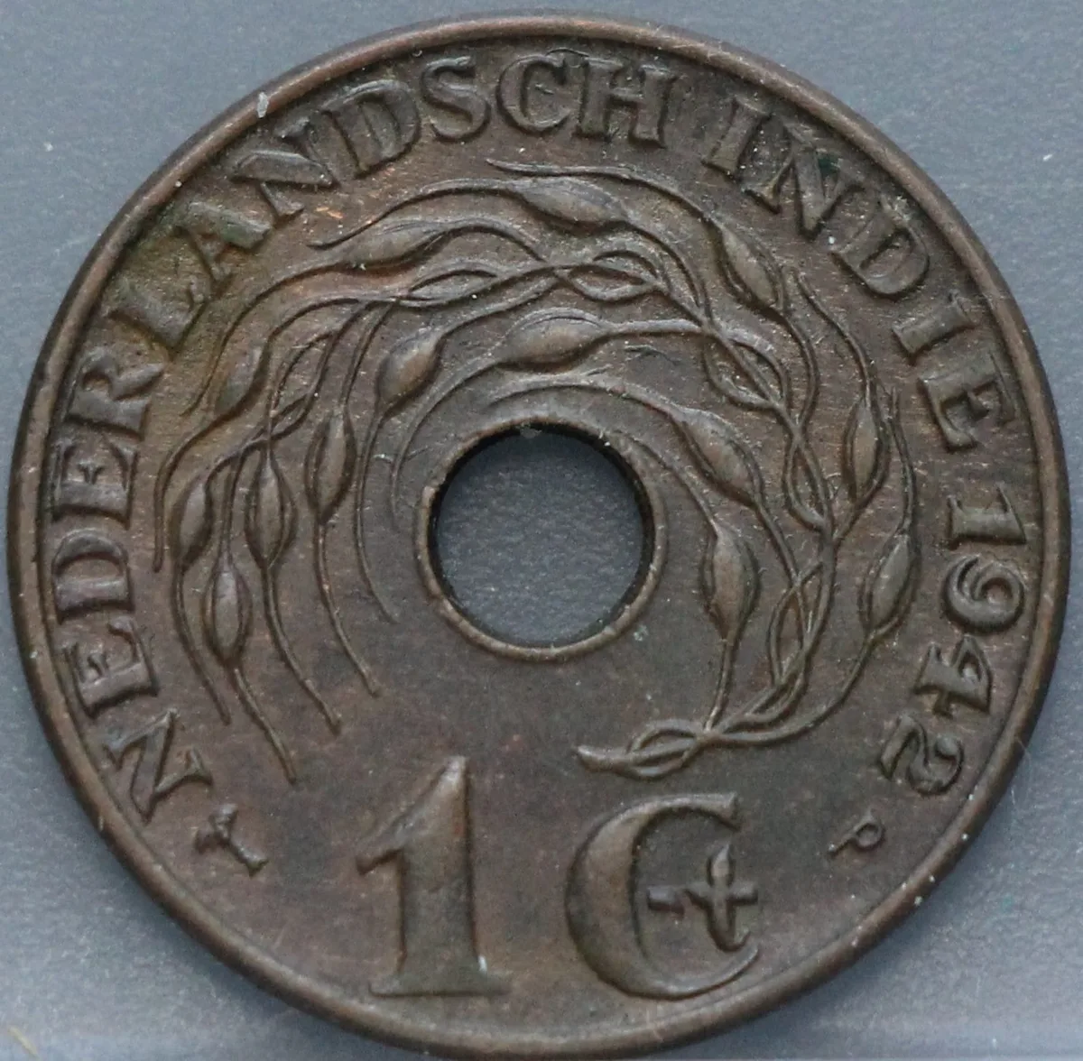 1 Cent 1942 P – Nederlands-Indië – Brons voorzijde