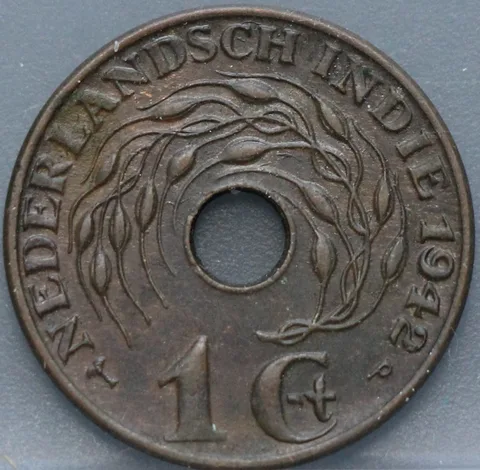 1 Cent 1942 P – Nederlands-Indië – Brons
