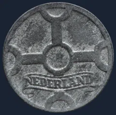 1 Cent 1942 Wilhelmina - zink