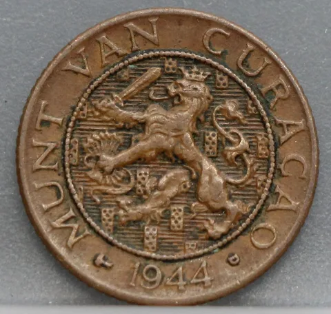 1 Cent 1944 D – Curaçao – Brons