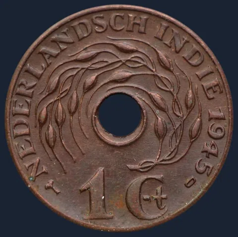 1 Cent 1945 D Nederlands-Indië