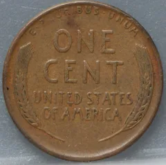1 cent 1945 – one cent 1945 Lincoln achterzijde