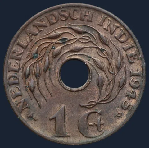 1 Cent 1945 P Nederlands-Indië