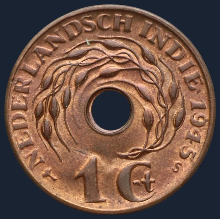 1 Cent 1945 S Nederlands-Indië