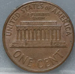 1 Cent 1959 D — Lincoln Cent Brons achterzijde, Verenigde Staten