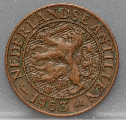 1 Cent 1963 Nederlandse Antillen — Brons